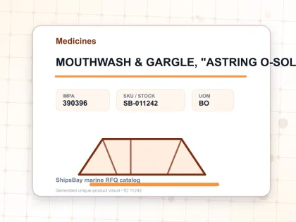 MOUTHWASH & GARGLE, "ASTRING O-SOL" 118ML - Medicines - IMPA 390396 - UOM BO