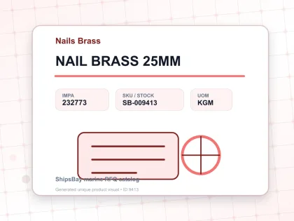NAIL BRASS 25MM - Nails Brass - IMPA 232773 - UOM KGM