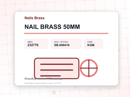 NAIL BRASS 50MM - Nails Brass - IMPA 232776 - UOM KGM