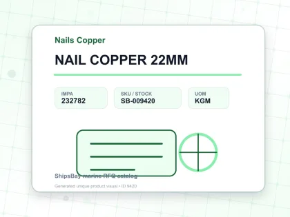 NAIL COPPER 22MM - Nails Copper - IMPA 232782 - UOM KGM