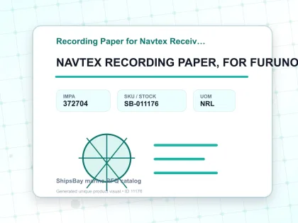 NAVTEX RECORDING PAPER, FOR FURUNO NX-500 - Recording Paper for Navtex Receiver - IMPA 372704 - UOM NRL