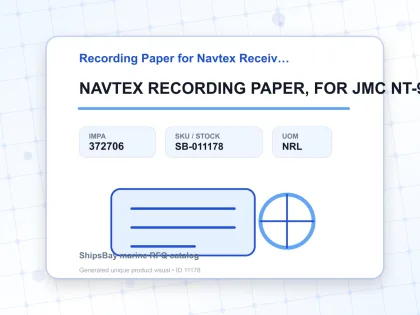 NAVTEX RECORDING PAPER, FOR JMC NT-900 - Recording Paper for Navtex Receiver - IMPA 372706 - UOM NRL