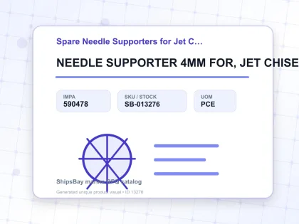NEEDLE SUPPORTER 4MM FOR, JET CHISEL JEX-66(28&2800A) - Spare Needle Supporters for Jet Chisel - IMPA 590478 - UOM PCE