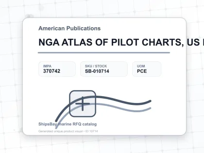 NGA ATLAS OF PILOT CHARTS, US NV106 - American Publications - IMPA 370742 - UOM PCE