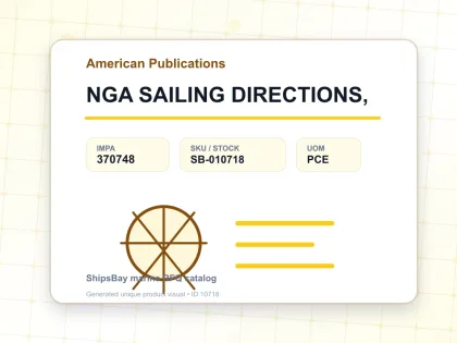 NGA SAILING DIRECTIONS, - American Publications - IMPA 370748 - UOM PCE