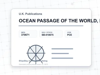 OCEAN PASSAGE OF THE WORLD, NP-136 - U.K. Publications - IMPA 370671 - UOM PCE