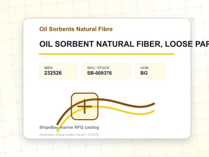 OIL SORBENT NATURAL FIBER, LOOSE PARTICLE 20LBS - Oil Sorbents Natural Fibre - IMPA 232526 - UOM BG