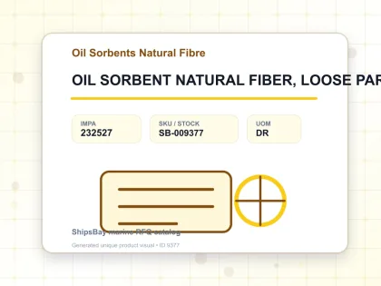 OIL SORBENT NATURAL FIBER, LOOSE PARTICLE 60LBS - Oil Sorbents Natural Fibre - IMPA 232527 - UOM DR
