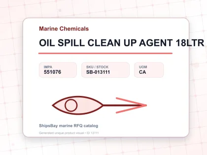 OIL SPILL CLEAN UP AGENT 18LTR - Marine Chemicals - IMPA 551076 - UOM CA