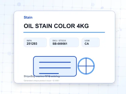 OIL STAIN COLOR 4KG - Stain - IMPA 251293 - UOM CA