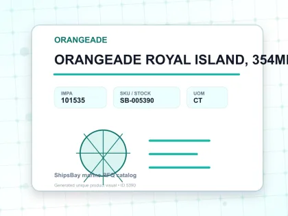 ORANGEADE ROYAL ISLAND, 354MLX24TIN - ORANGEADE - IMPA 101535 - UOM CT