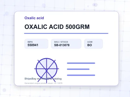 OXALIC ACID 500GRM - Oxalic acid - IMPA 550941 - UOM BO
