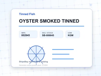 OYSTER SMOKED TINNED - Tinned Fish - IMPA 002845 - UOM KGM