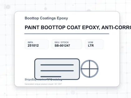 PAINT BOOTTOP COAT EPOXY, ANTI-CORROSIVE - Boottop Coatings Epoxy - IMPA 251012 - UOM LTR