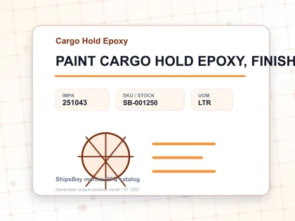 PAINT CARGO HOLD EPOXY, FINISH - Cargo Hold Epoxy - IMPA 251043 - UOM LTR