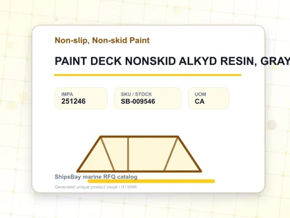 PAINT DECK NONSKID ALKYD RESIN, GRAY 25KG - Non-slip, Non-skid Paint - IMPA 251246 - UOM CA