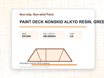 PAINT DECK NONSKID ALKYD RESIN, GREEN 25KG - Non-slip, Non-skid Paint - IMPA 251244 - UOM CA