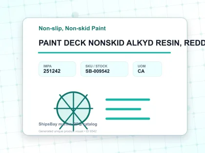 PAINT DECK NONSKID ALKYD RESIN, REDDISH BROWN 25KG - Non-slip, Non-skid Paint - IMPA 251242 - UOM CA