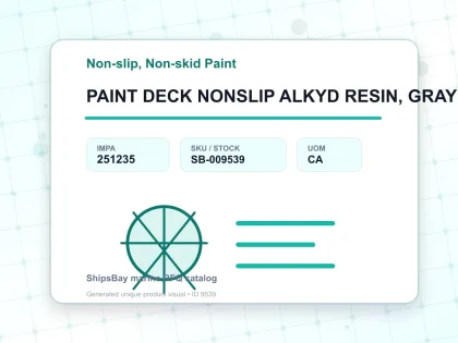 PAINT DECK NONSLIP ALKYD RESIN, GRAY 24.6KG - Non-slip, Non-skid Paint - IMPA 251235 - UOM CA