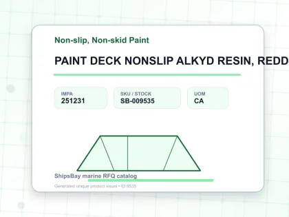 PAINT DECK NONSLIP ALKYD RESIN, REDDISH BROWN 24.6KG - Non-slip, Non-skid Paint - IMPA 251231 - UOM CA