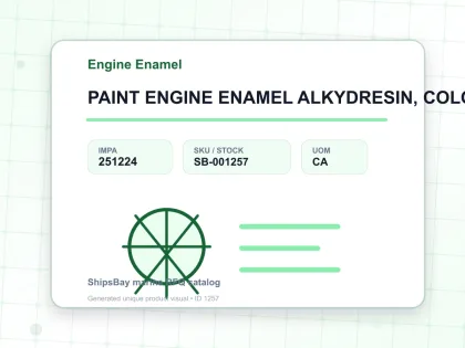 PAINT ENGINE ENAMEL ALKYDRESIN, COLOR 23.2KG - Engine Enamel - IMPA 251224 - UOM CA