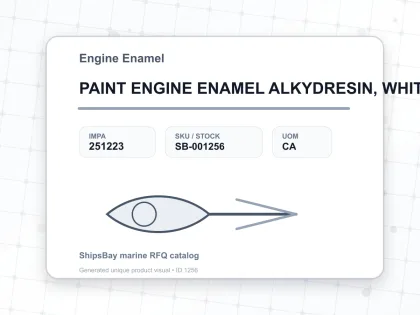 PAINT ENGINE ENAMEL ALKYDRESIN, WHITE 4KG - Engine Enamel - IMPA 251223 - UOM CA