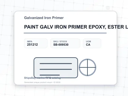 PAINT GALV IRON PRIMER EPOXY, ESTER LIGHT CREAM 4KG - Galvanized Iron Primer - IMPA 251212 - UOM CA