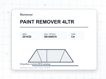 PAINT REMOVER 4LTR - Remover - IMPA 251432 - UOM CA