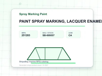 PAINT SPRAY MARKING, LACQUER ENAMEL COLOR 400CC - Spray Marking Paint - IMPA 251283 - UOM CA