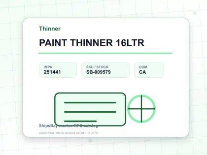 PAINT THINNER 16LTR - Thinner - IMPA 251441 - UOM CA