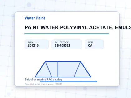 PAINT WATER POLYVINYL ACETATE, EMULSION WHITE 4KG - Water Paint - IMPA 251216 - UOM CA