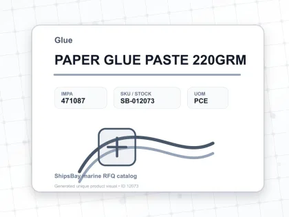 PAPER GLUE PASTE 220GRM - Glue - IMPA 471087 - UOM PCE