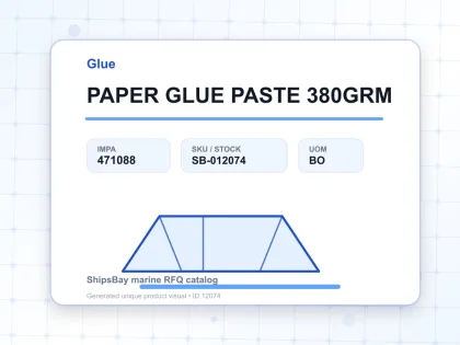PAPER GLUE PASTE 380GRM - Glue - IMPA 471088 - UOM BO
