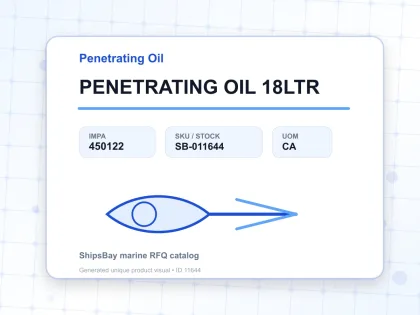 PENETRATING OIL 18LTR - Penetrating Oil - IMPA 450122 - UOM CA
