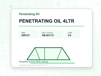 PENETRATING OIL 4LTR - Penetrating Oil - IMPA 450121 - UOM CA