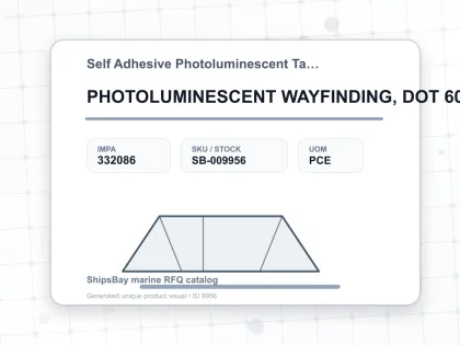 PHOTOLUMINESCENT WAYFINDING, DOT 60MM DIAM - Self Adhesive Photoluminescent Tape - IMPA 332086 - UOM PCE