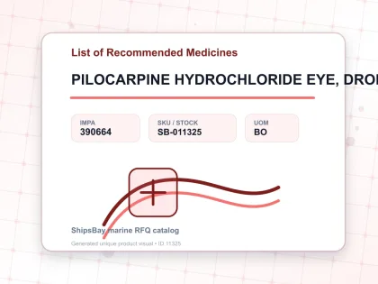 PILOCARPINE HYDROCHLORIDE EYE, DROP 2% 15ML - List of Recommended Medicines - IMPA 390664 - UOM BO