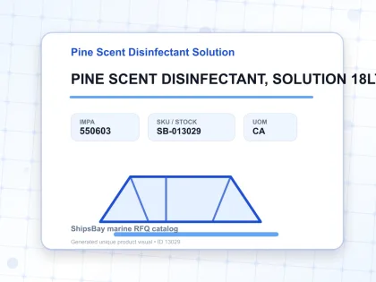PINE SCENT DISINFECTANT, SOLUTION 18LTR - Pine Scent Disinfectant Solution - IMPA 550603 - UOM CA
