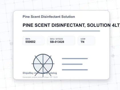 PINE SCENT DISINFECTANT, SOLUTION 4LTR - Pine Scent Disinfectant Solution - IMPA 550602 - UOM TN