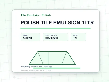 POLISH TILE EMULSION 1LTR - Tile Emulsion Polish - IMPA 550391 - UOM TN