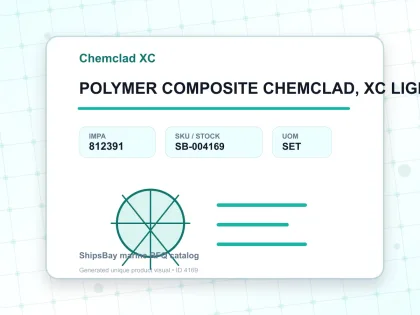 POLYMER COMPOSITE CHEMCLAD, XC LIGHT GRAY 5KG - Chemclad XC - IMPA 812391 - UOM SET