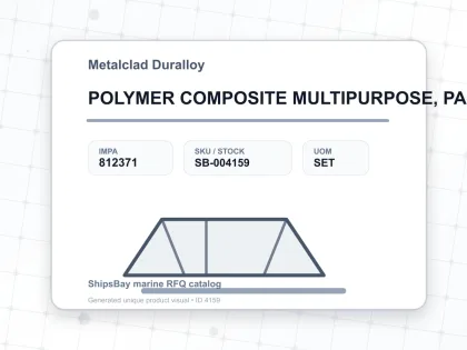 POLYMER COMPOSITE MULTIPURPOSE, PASTE METALCLAD DURALLOY 1KG - Metalclad Duralloy - IMPA 812371 - UOM SET
