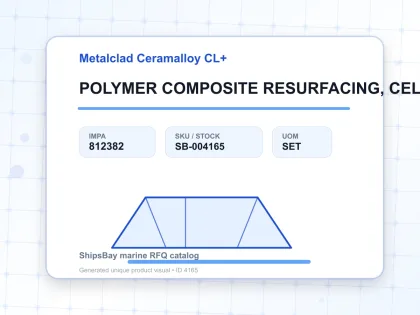 POLYMER COMPOSITE RESURFACING, CELLAMALLOY CL+ GRAY 1KG - Metalclad Ceramalloy CL+ - IMPA 812382 - UOM SET