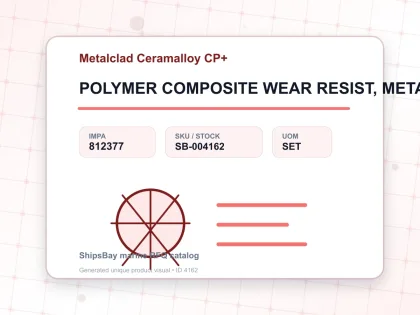 POLYMER COMPOSITE WEAR RESIST, METALCLAD CELLAMALLOY CP+ 1KG - Metalclad Ceramalloy CP+ - IMPA 812377 - UOM SET