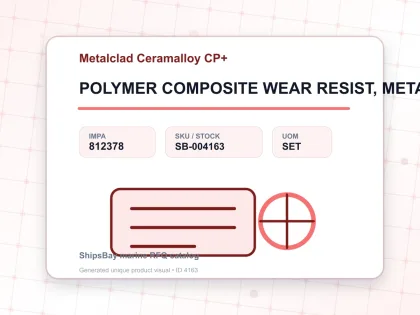 POLYMER COMPOSITE WEAR RESIST, METALCLAD CELLAMALLOY CP+ 2KG - Metalclad Ceramalloy CP+ - IMPA 812378 - UOM SET