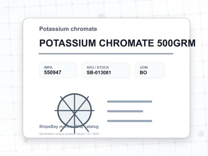 POTASSIUM CHROMATE 500GRM - Potassium chromate - IMPA 550947 - UOM BO