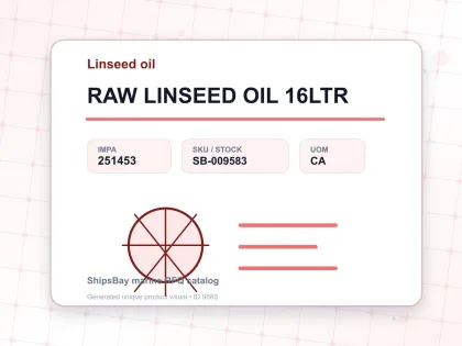 RAW LINSEED OIL 16LTR - Linseed oil - IMPA 251453 - UOM CA