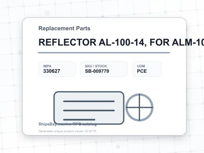 REFLECTOR AL-100-14, FOR ALM-100P - Replacement Parts - IMPA 330627 - UOM PCE