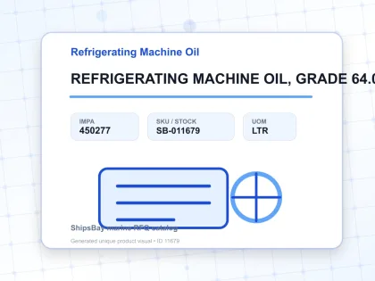 REFRIGERATING MACHINE OIL, GRADE 64.0 MM2/S - Refrigerating Machine Oil - IMPA 450277 - UOM LTR