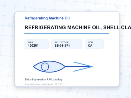 REFRIGERATING MACHINE OIL, SHELL CLAVUS-15 20LTR - Refrigerating Machine Oil - IMPA 450261 - UOM CA